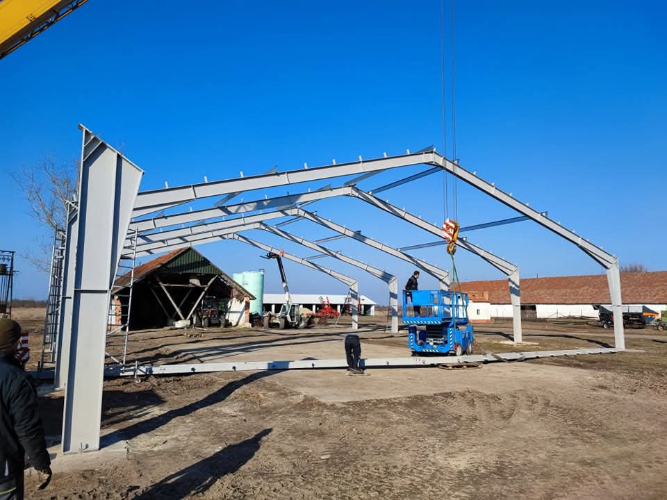 Acélszerkezet szerelés, kivitelezés LGV Építők Szolnok