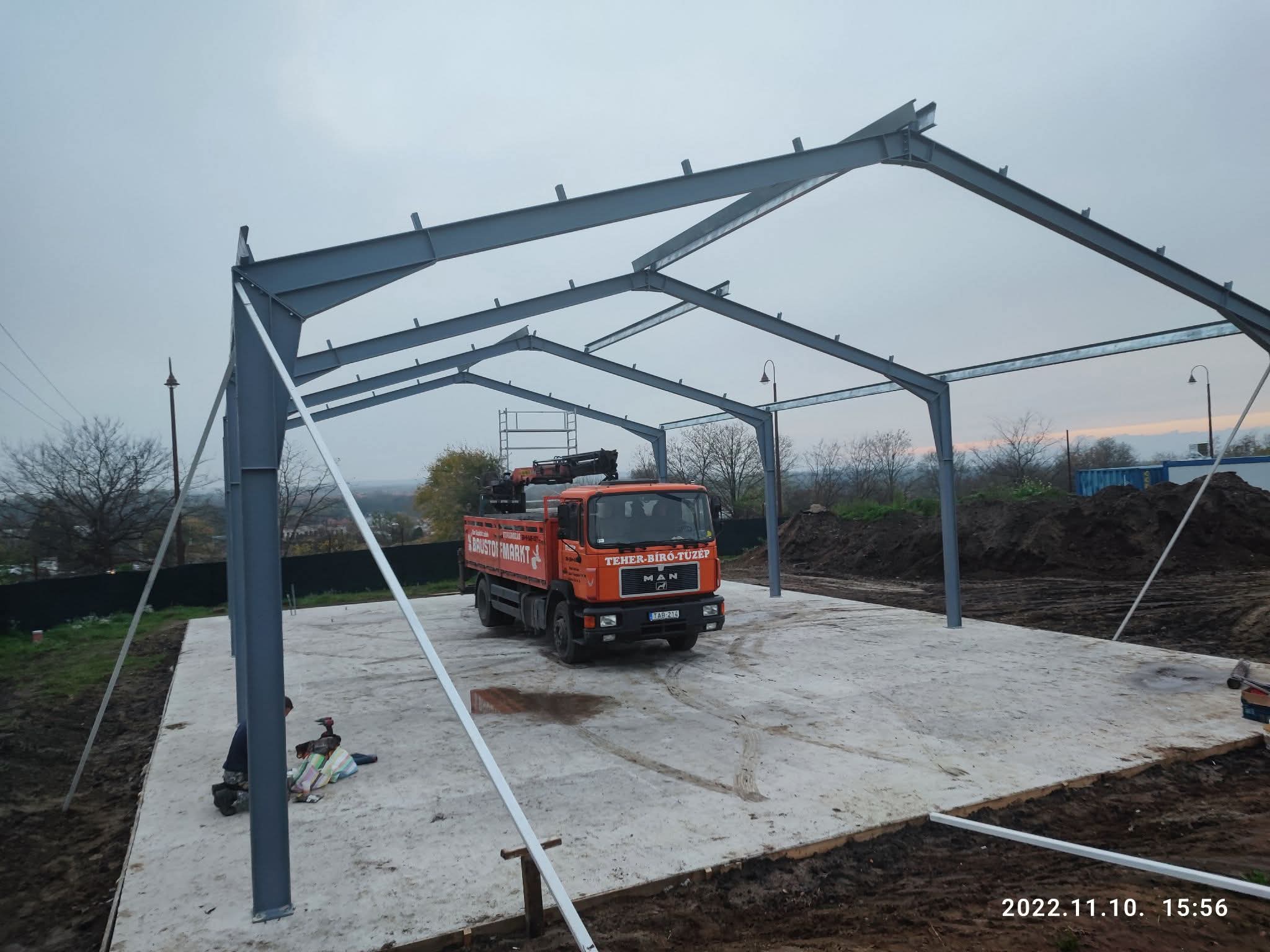 Acélszerkezetek gyártása Budapest LGV Építők