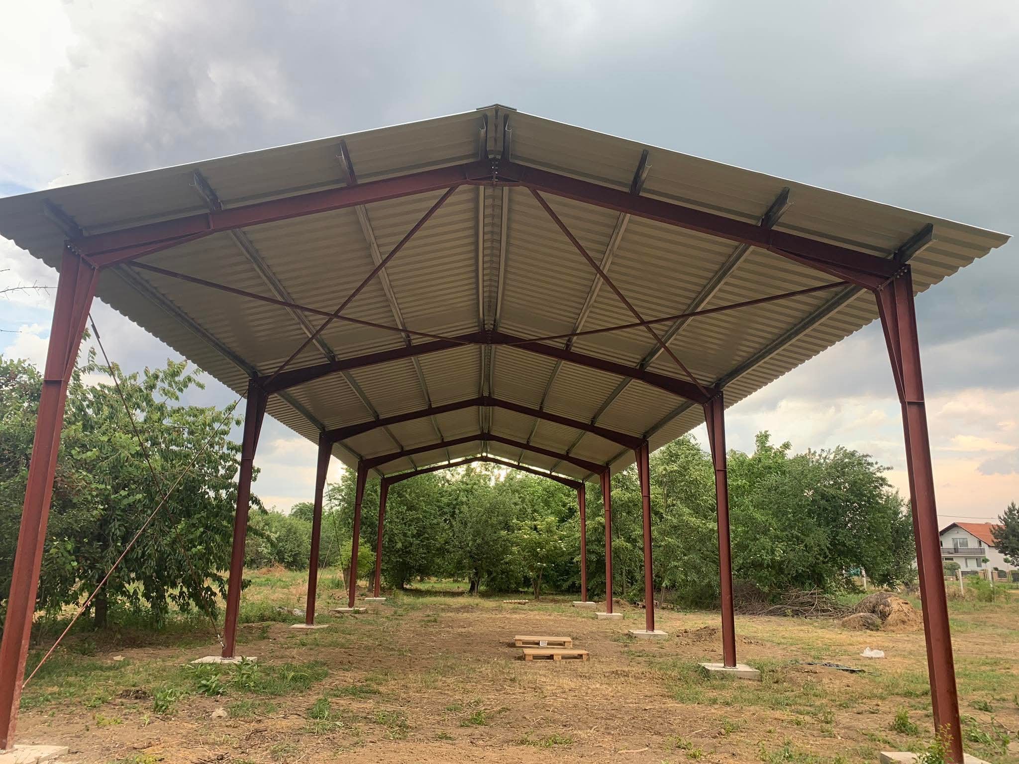 Fedett acélszerkezet kivitelezése LGV Építők