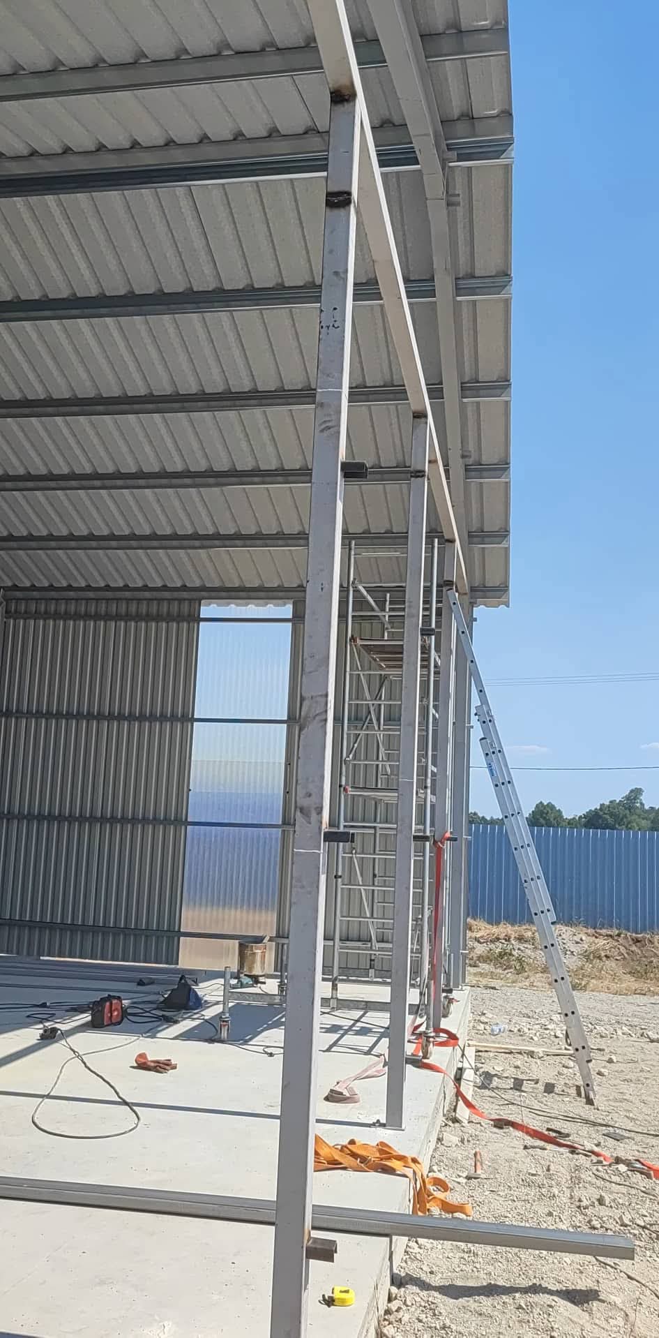 Könnyűszerkezetes csarnok LGV Épker Kft Gyöngyös