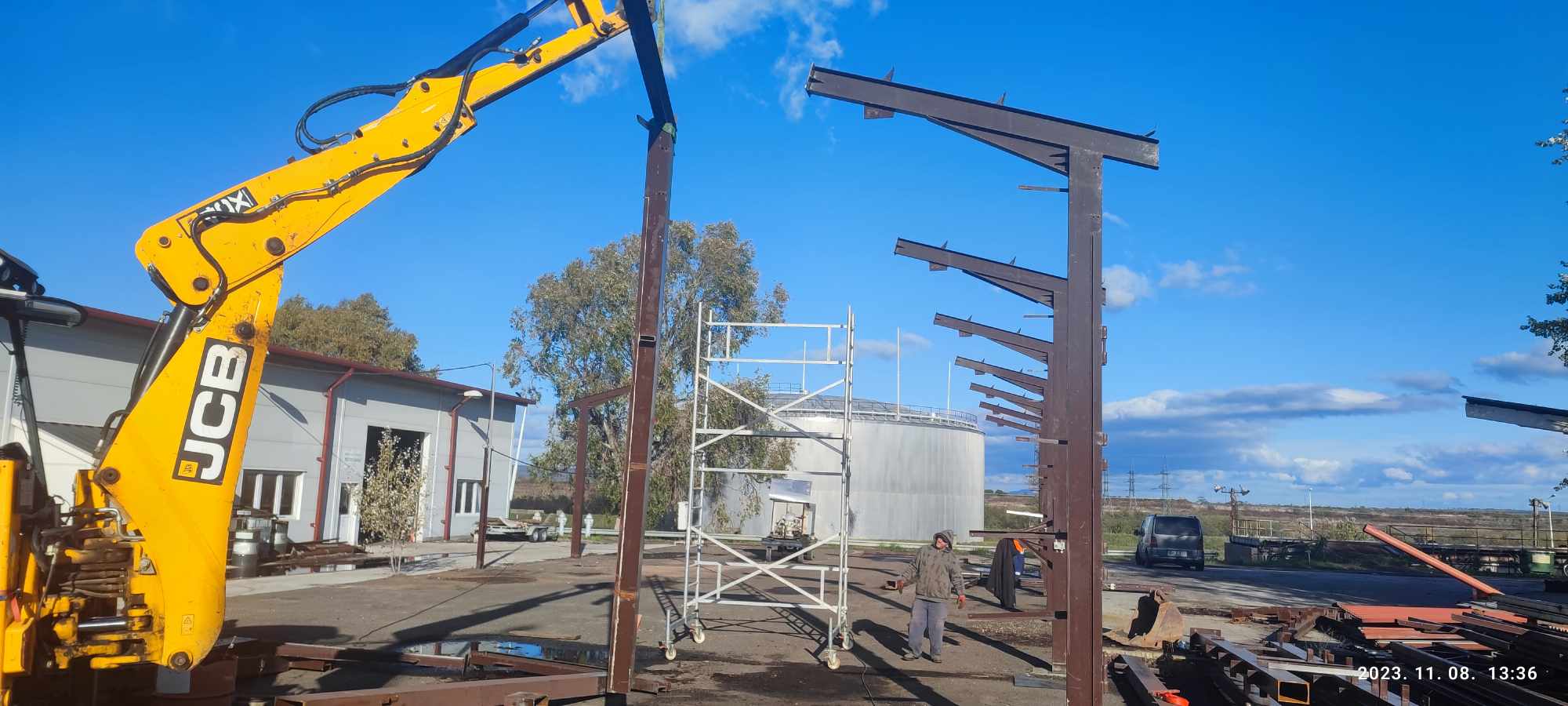 LGV ÉPKER KFT. acélszerkezet bontás építés Visonta